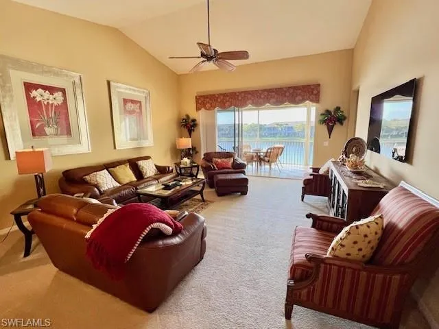 Spacious & Bright Living Room w/Soaring Ceiling