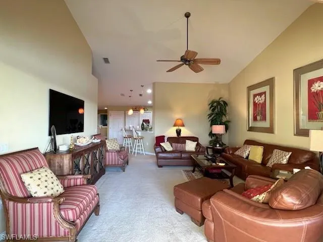 Spacious & Bright Living Rm.w/Volume Ceiling