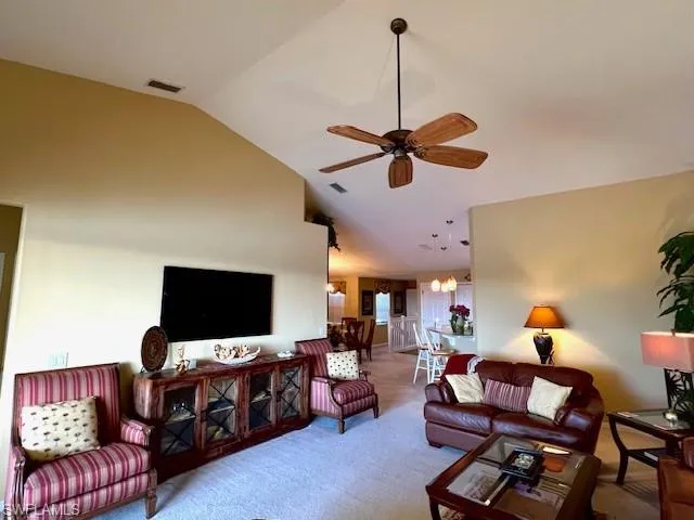 Spacious & Bright Living Rm w/carpeted flooring