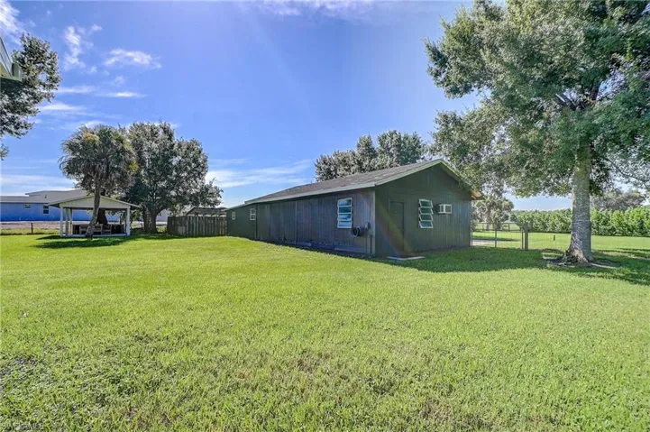 View of yard featuring a gazebo