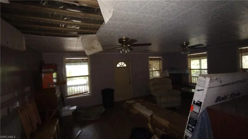 Family Room with main entry door