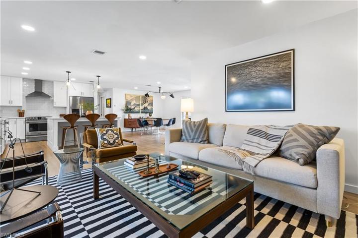 Open concept living space.