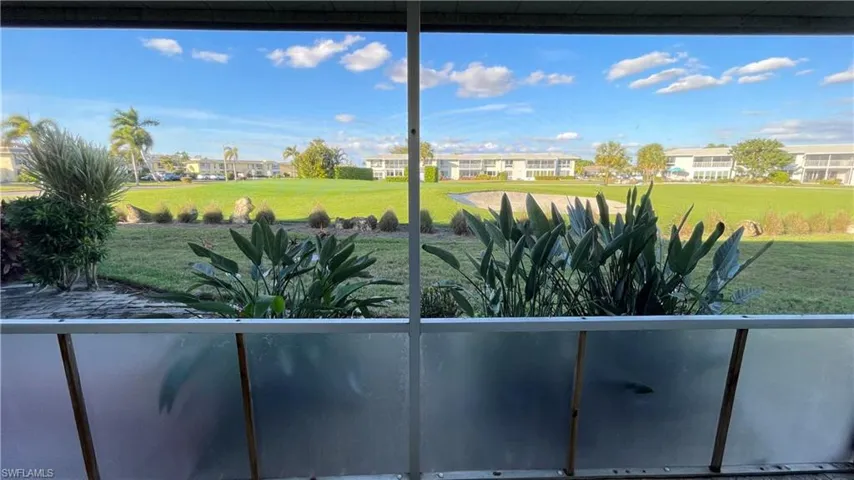 Screened Lanai with new screens and Florida Glass, & view of 12th green