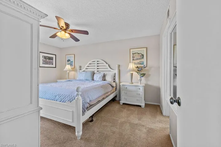 Master bedroom with access to balcony