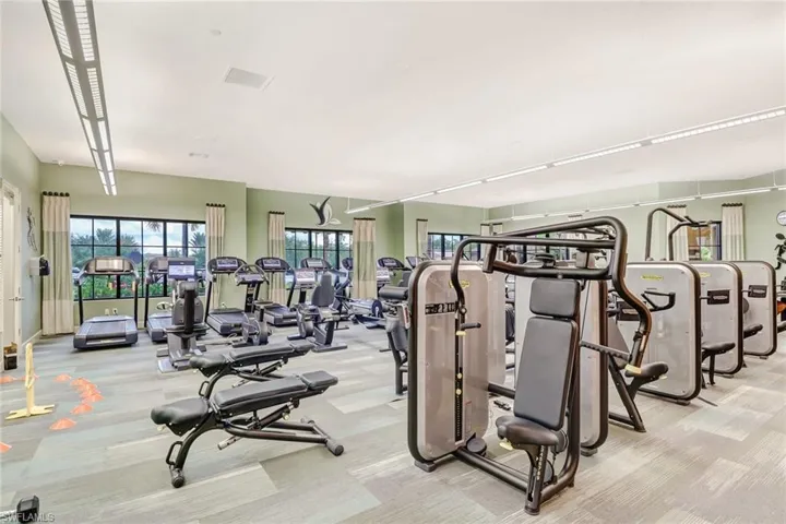 View of workout area
