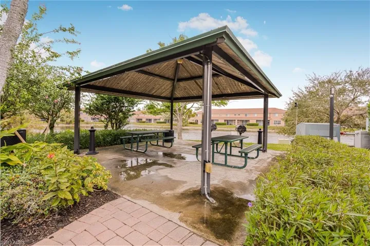 View of home's community featuring a gazebo