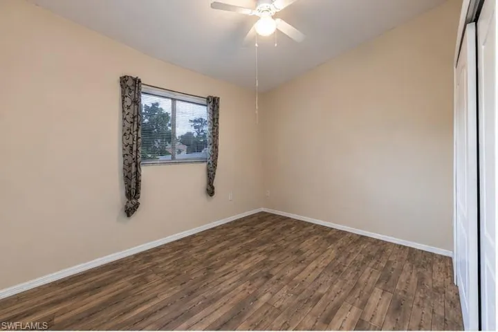 Guest bedroom 2 with new flooring