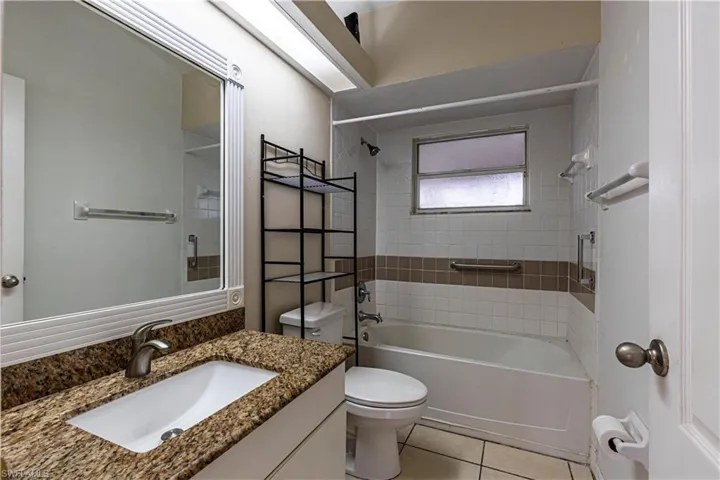 Guest bathroom with tub
