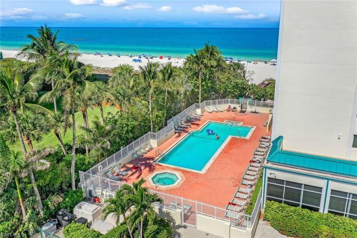Large pool and spa