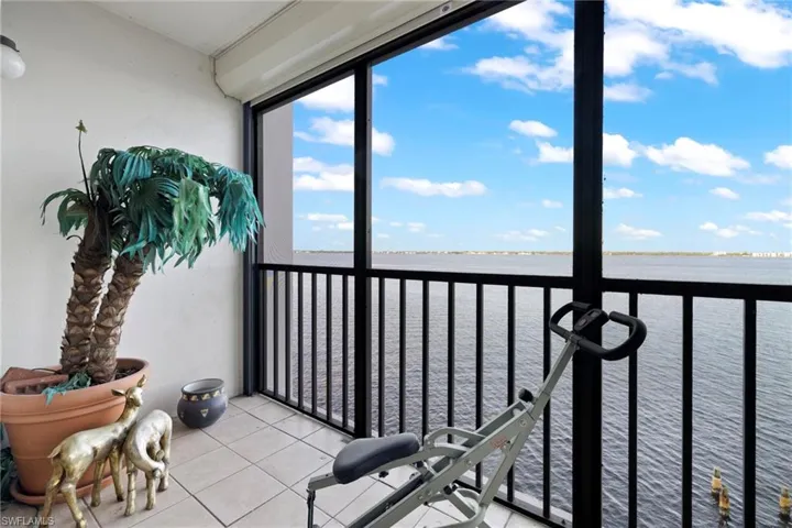 Private balcony for primary bedroom