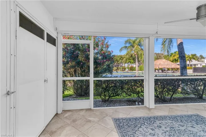 Fabulous views out from Picture Screen Lanai.