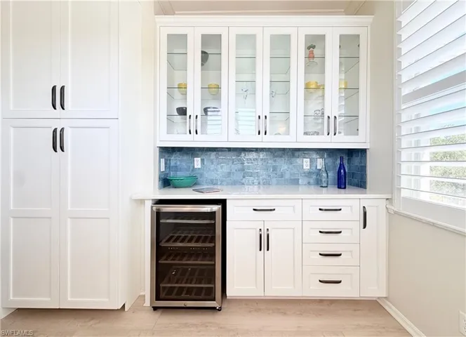 Custom Built Pantry and Bar Area