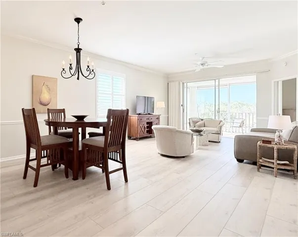 Dining Room is Open to Living Room