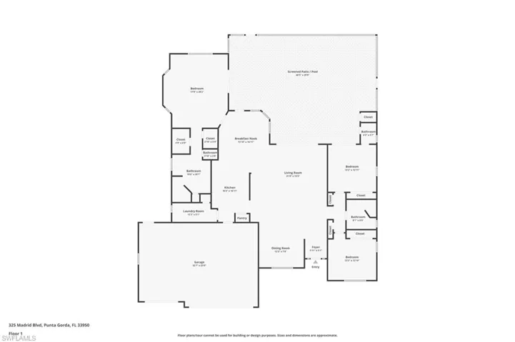 View of floor plan / room layout