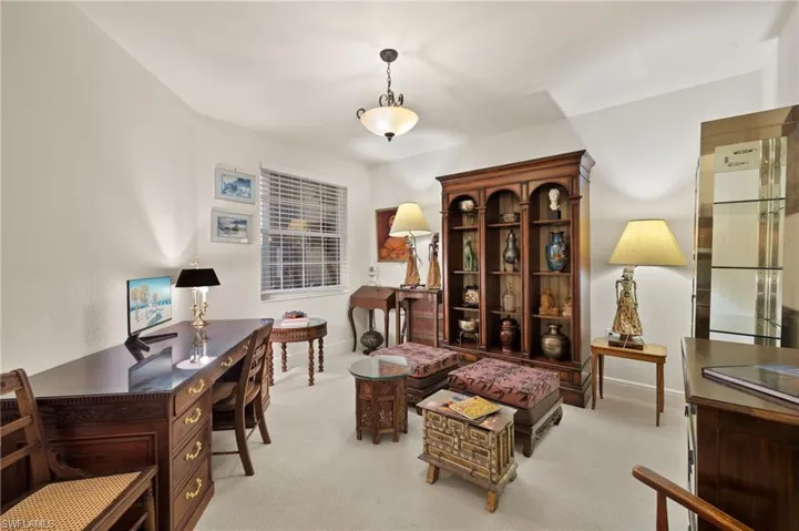 Den currently arranged for sale of furniture