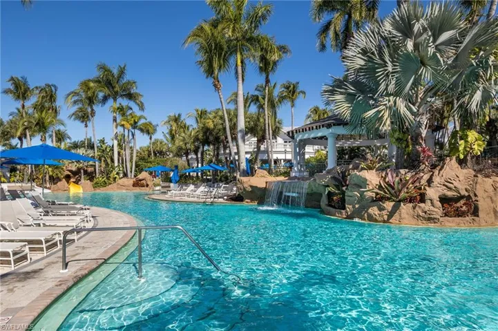 54,000 sq ft Club overlooks multiple pools w waterfalls, slides, lap pool w beverage, towel & lotion service