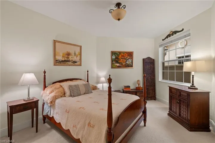 Split floorplan & pocket door to 2nd bedroom opposite guest bath