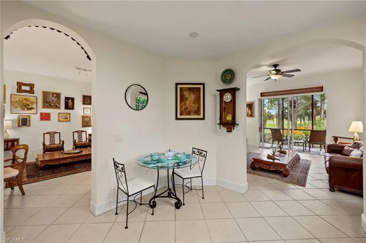 Archways from kitchen to LR & Family Room