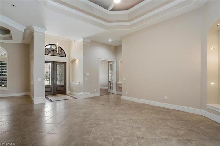 Formal Living to Front Entry and Foyer View
