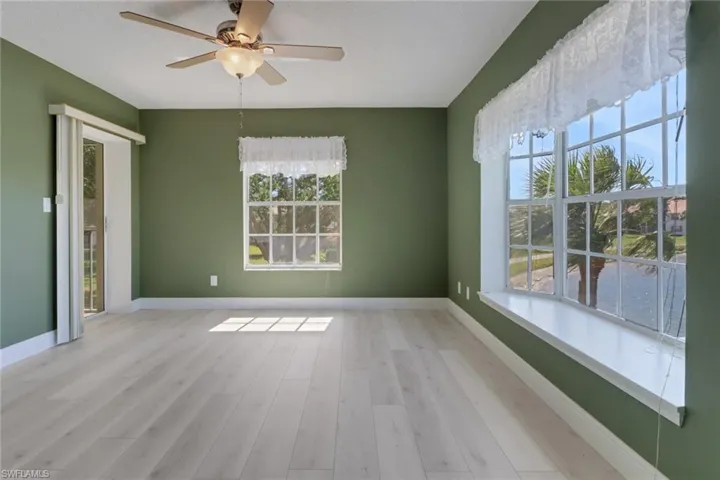 Master bedroom with lakes views!