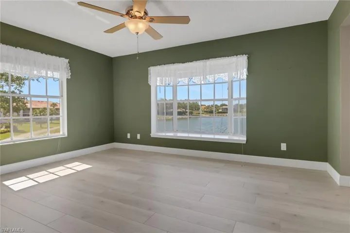 Master Bedroom featuring expansive lake views!