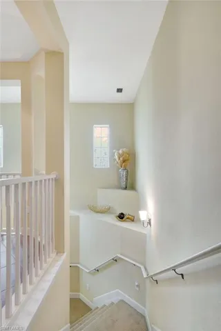 Stairs featuring carpet