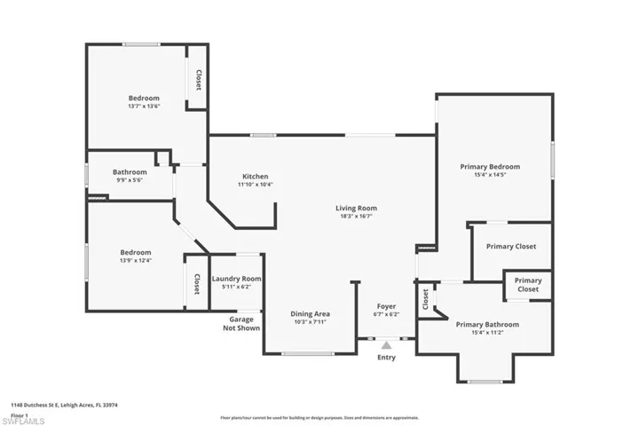 View of floor plan / room layout