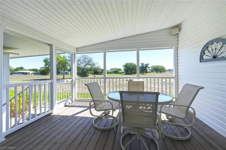 Screened Lanai with private landscaped view