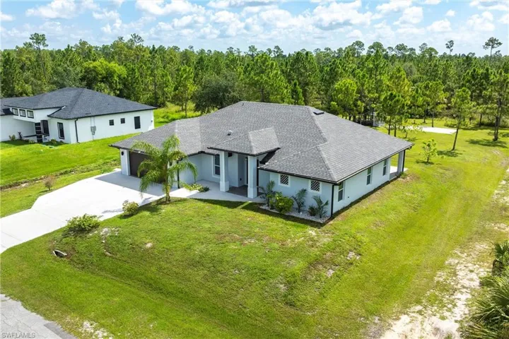 View from above of property