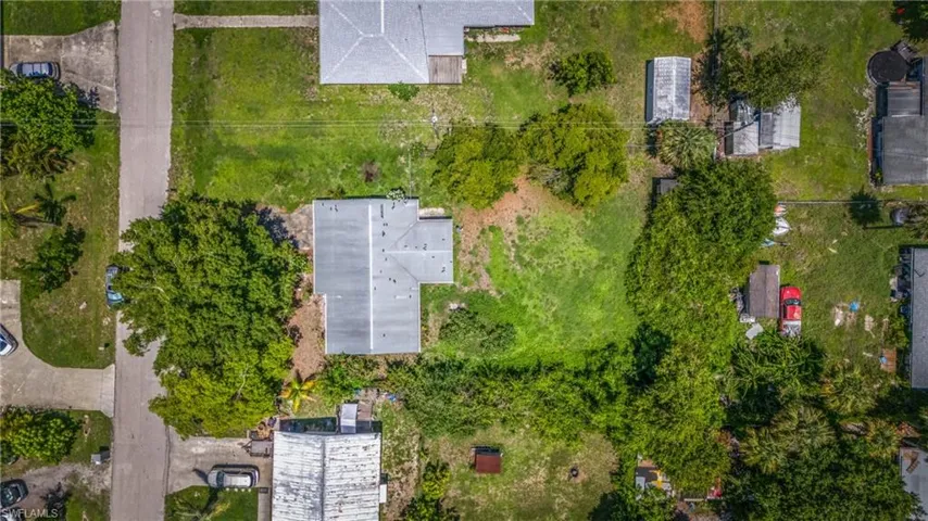 Aerial view of property's location
