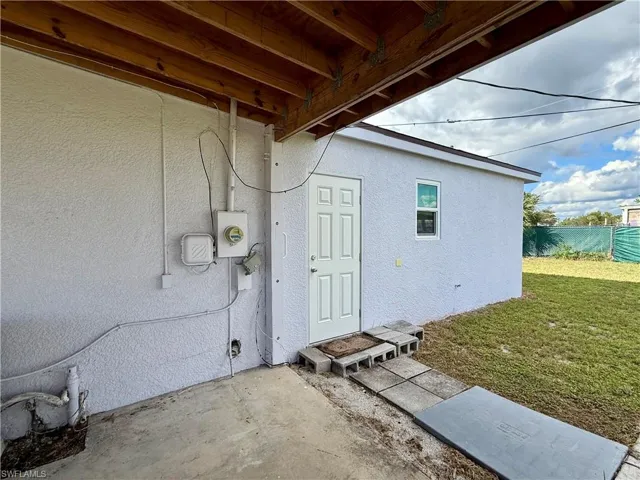 Second property entrance