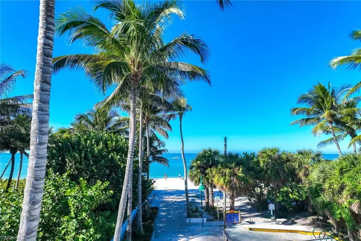 Water view featuring nearby beach