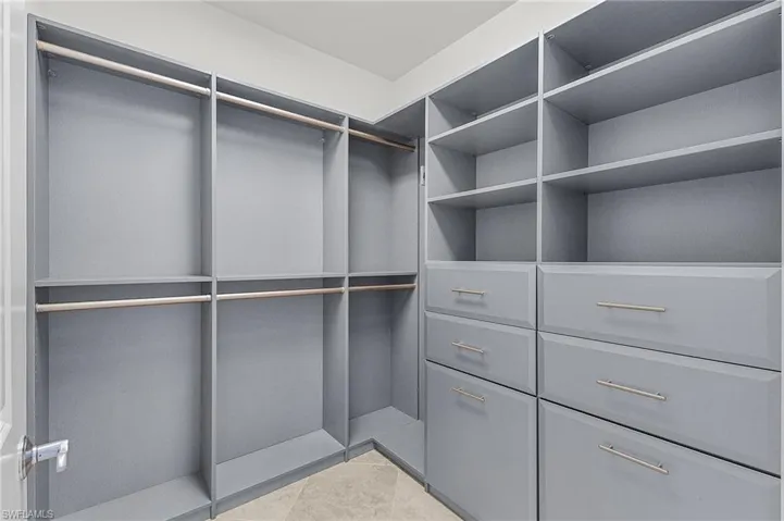 Custom walk-in closet