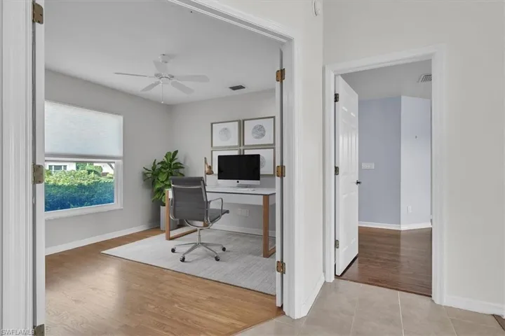 Staged Office/Den