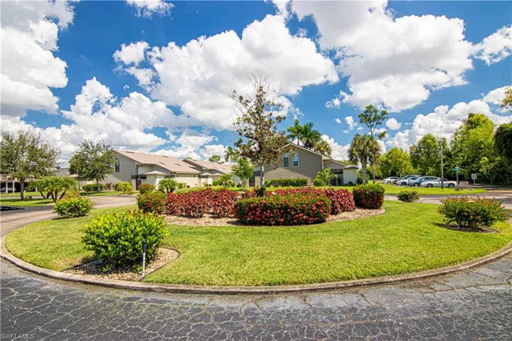Attractive landscaping is maintained by the association throughout the community.
