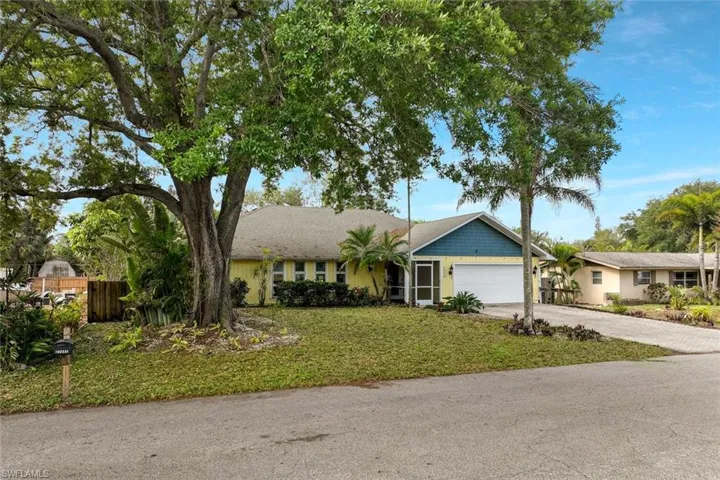 Home features a two car garage.