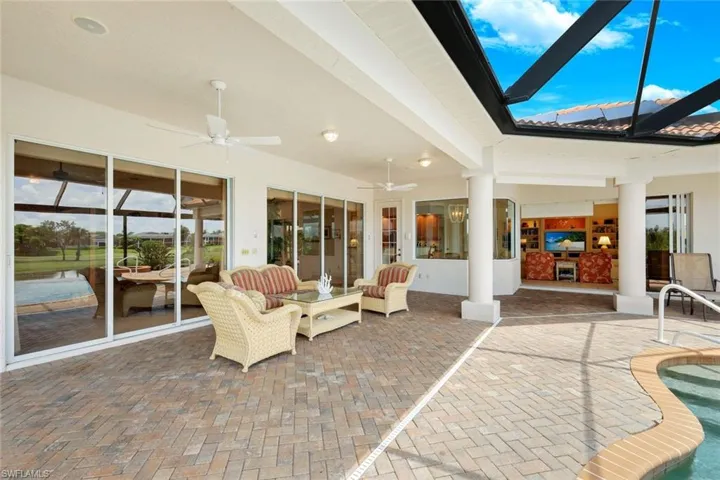 Pervious Paver Deck with Deco Drain Allows Rain to Disappear, no Puddles