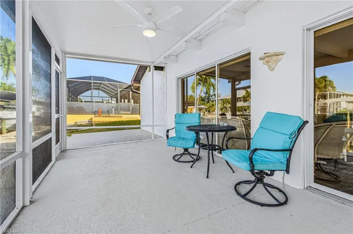 Waterfront screened porch