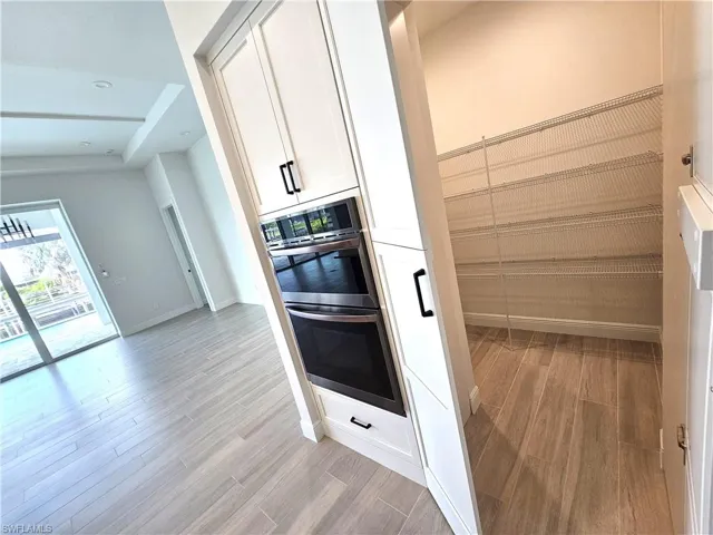 Hidden walk-in pantry