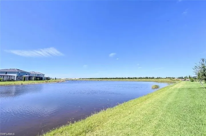 Lake view rear of property