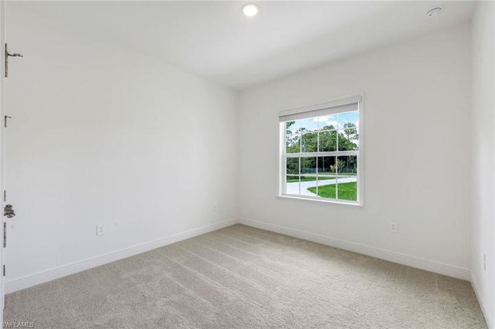 Guest Room with deep walk in closets