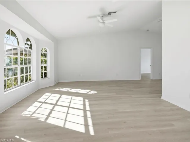 New Flooring just installed. High ceilings