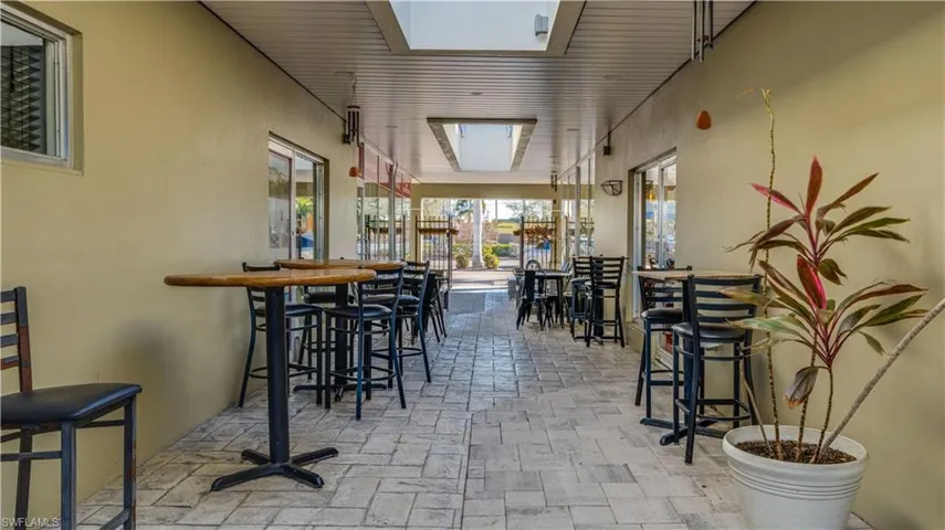 View of patio