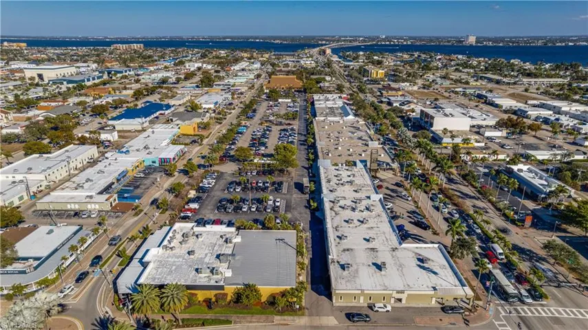 Aerial view of property's location