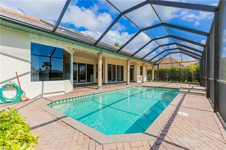 Paved Pool Area