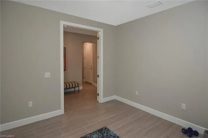 View of spare room