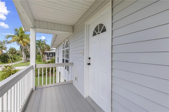 View of deck