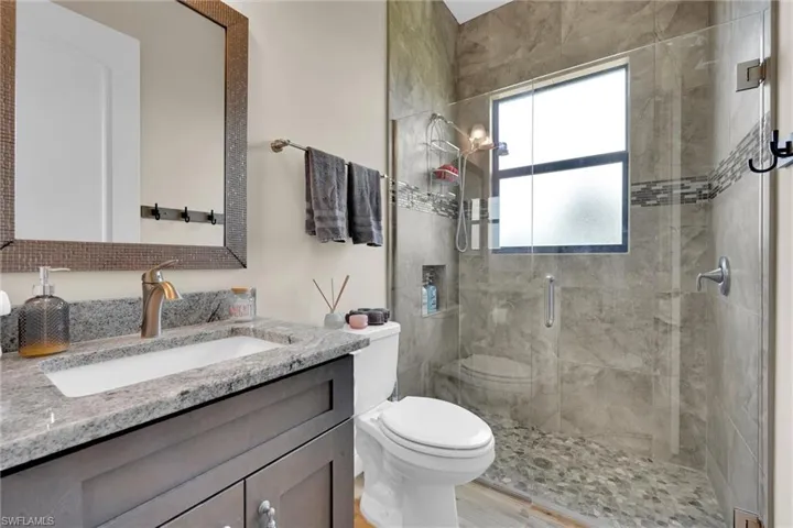 Guest Bedroom #4 with ceiling fans and closet