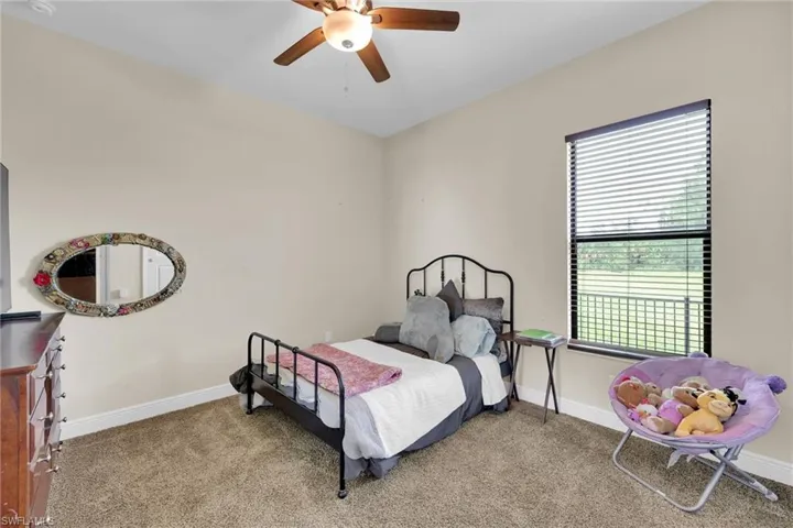 Guest Bedroom #3 with ceiling fans