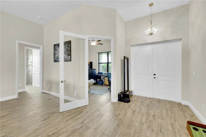 Fully upgraded Kitchen featuring recessed lighting, stainless steel appliances, a DOUBLE OVEN, seamless backsplash, and granite countertops.